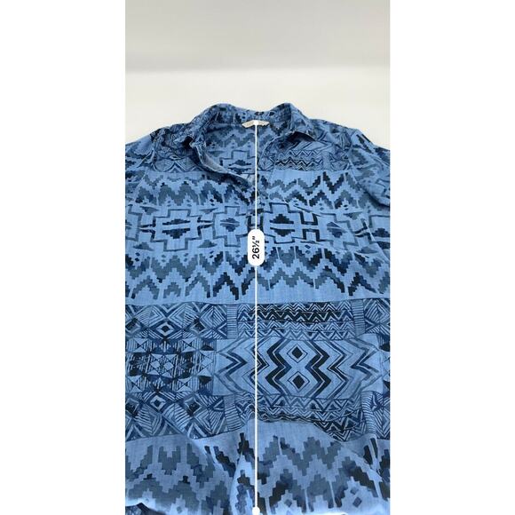 Soft Surroundings Women’s Aztec Blouse - Picture 4 of 6